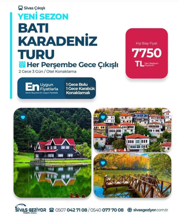 BATI KARADENİZ TURU