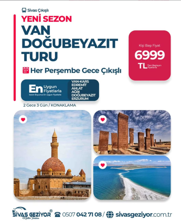 VAN DOĞU BEYAZIT TURU